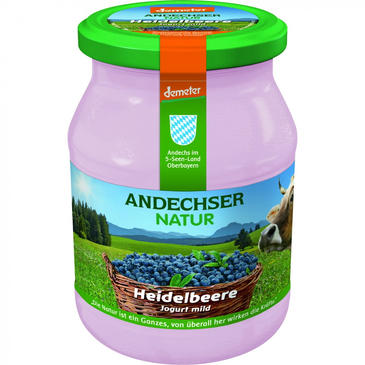 Heidelbeerjoghurt 37% demeter BIO 500 g ANDECHSER NATUR