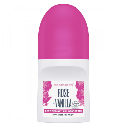 Deo Roll-on Rose - Vanille 50ml SCHMIDTS