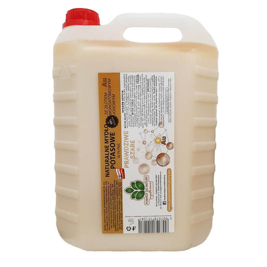 Echte Kaliseife grau mit Gold au monoatomische ionische Flüssigkeit 5l SOAPHOUSE RETURN TO NATURE