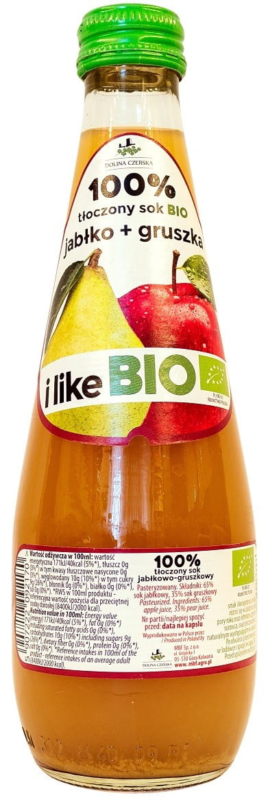 Apfel- und Birnensaft BIO 300 ml - CZERSKA-TAL