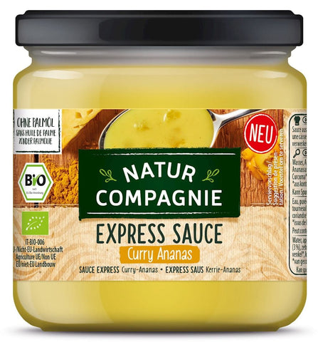 Currysauce mit Ananas BIO 325 ml - NATUR COMPAGNIE