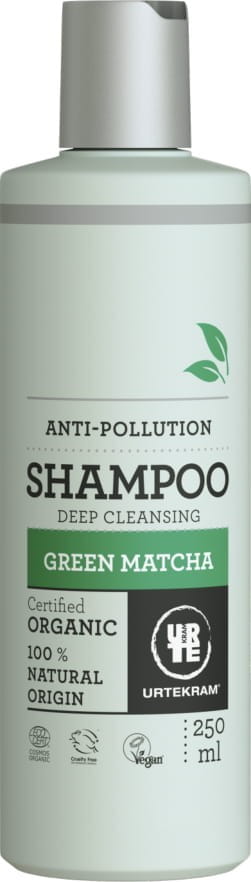 Matcha Green Reinigungsshampoo für alle Haartypen BIO 250 ml URTEKRAM