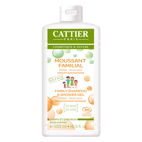 2in1 Shampoo und Gel Öko-Orangenblüte 500 ml - CATTIER