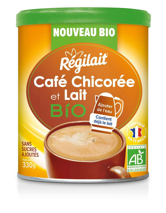 Milchgetränk mit Kaffee und Instant-Chicorée BIO 330 g - REGILAIT