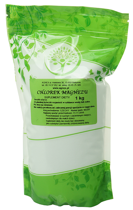 Magnesiumchlorid Hexahydrat 1kg AGNEX Hlavní obrázek produktu