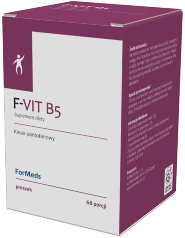 F - Vitamin B5 Pantothensäure 200 mg 60 Portionen 42 g FORMEDS Hover Image