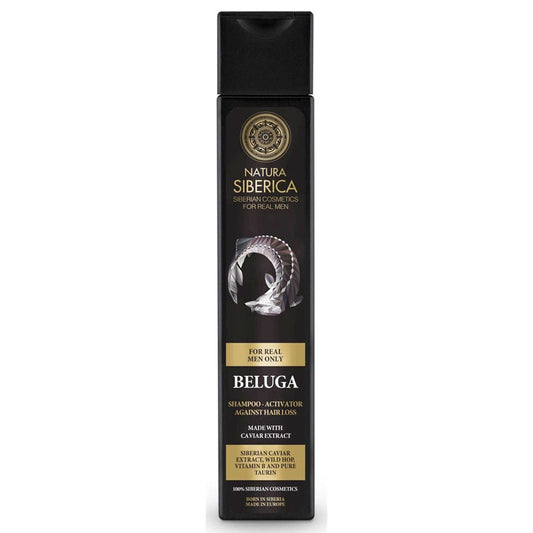 EKO Haarwachstumsshampoo für Männer von Natura Siberica, 250 ml Flasche mit natürlicher Formel für stärker wachsendes Haar