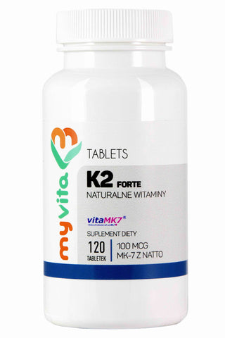 Vitamin K2 MK - 7 K2 MK7 100mcg mit Natto K2MK7 120 Tabletten MYVITA