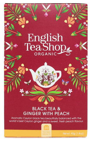 Schwarzer Tee mit Ingwer und Apfel 20x2 g BIO 40 g ENGLISH TEA SHOP