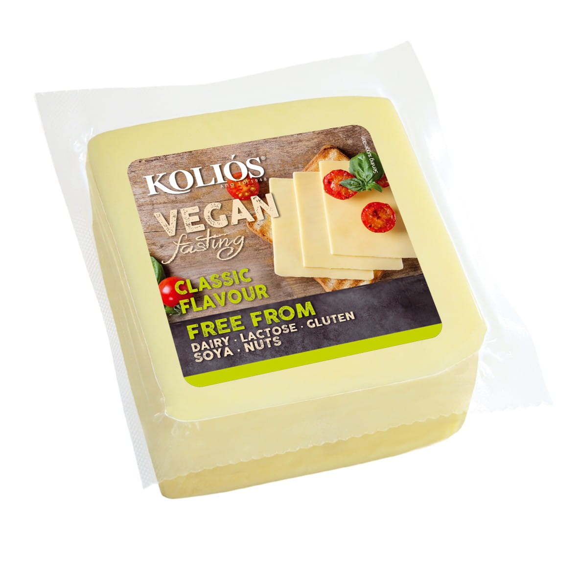 Pflanzliche Alternative zu Käse (Würfel) 400 g KOLIOS
