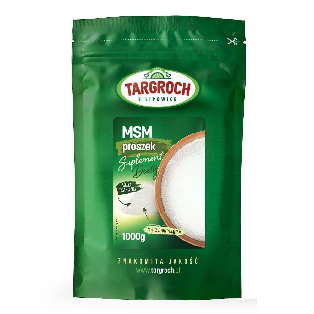 MSM - organisches Schwefelpulver 1000g TARGROCH Hlavní obrázek produktu
