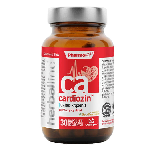 Cardiozin mit Bioperin in 30 Kapseln von PHARMOVIT, Nahrungsergänzungsmittel für Herz und Kreislauf