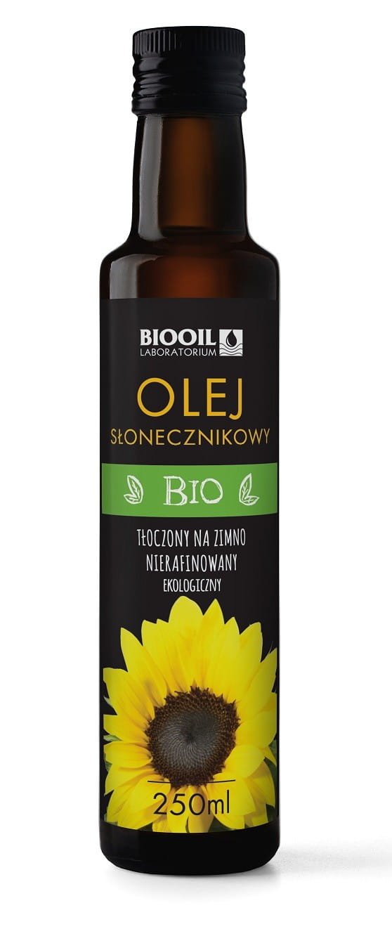 Kaltgepresstes Sonnenblumenöl, unraffiniert BIO 250 ml - BIOOIL