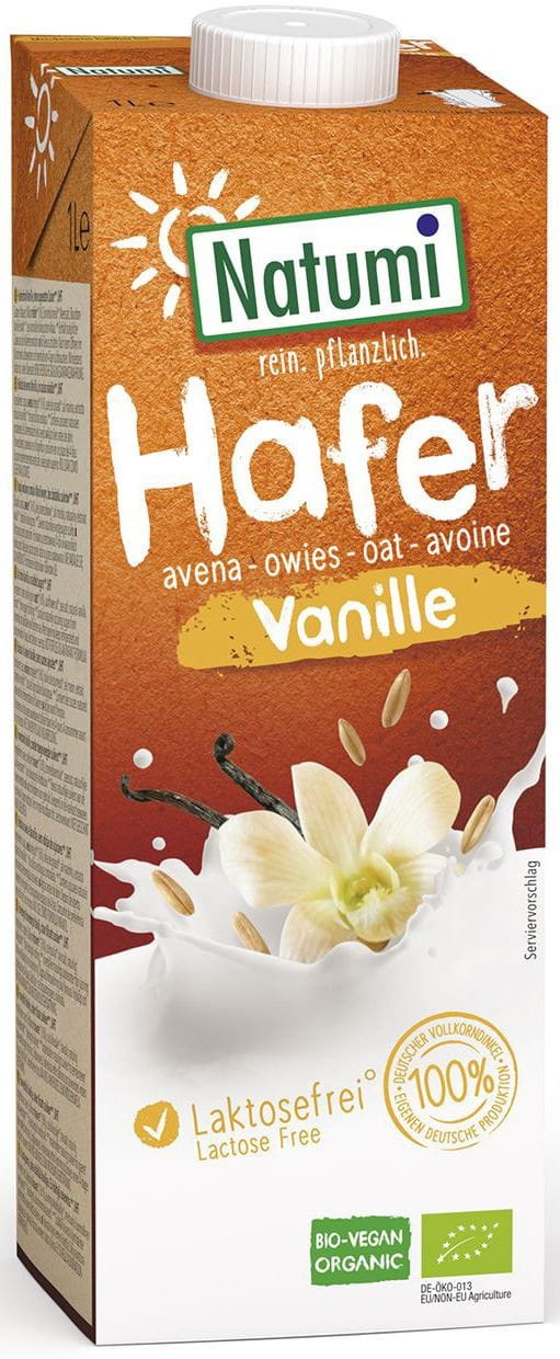 Haferdrink - Vanille ohne Zuckerzusatz BIO 1000 ml - NATUMI