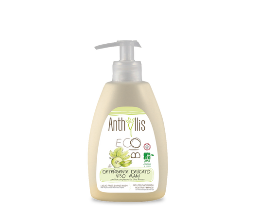 Anthyllis Eco 300 ml Hand- und Gesichtsreiniger mit Phytokomplex, flüssige Reinigung für Hände und Gesicht, naturbelassen.