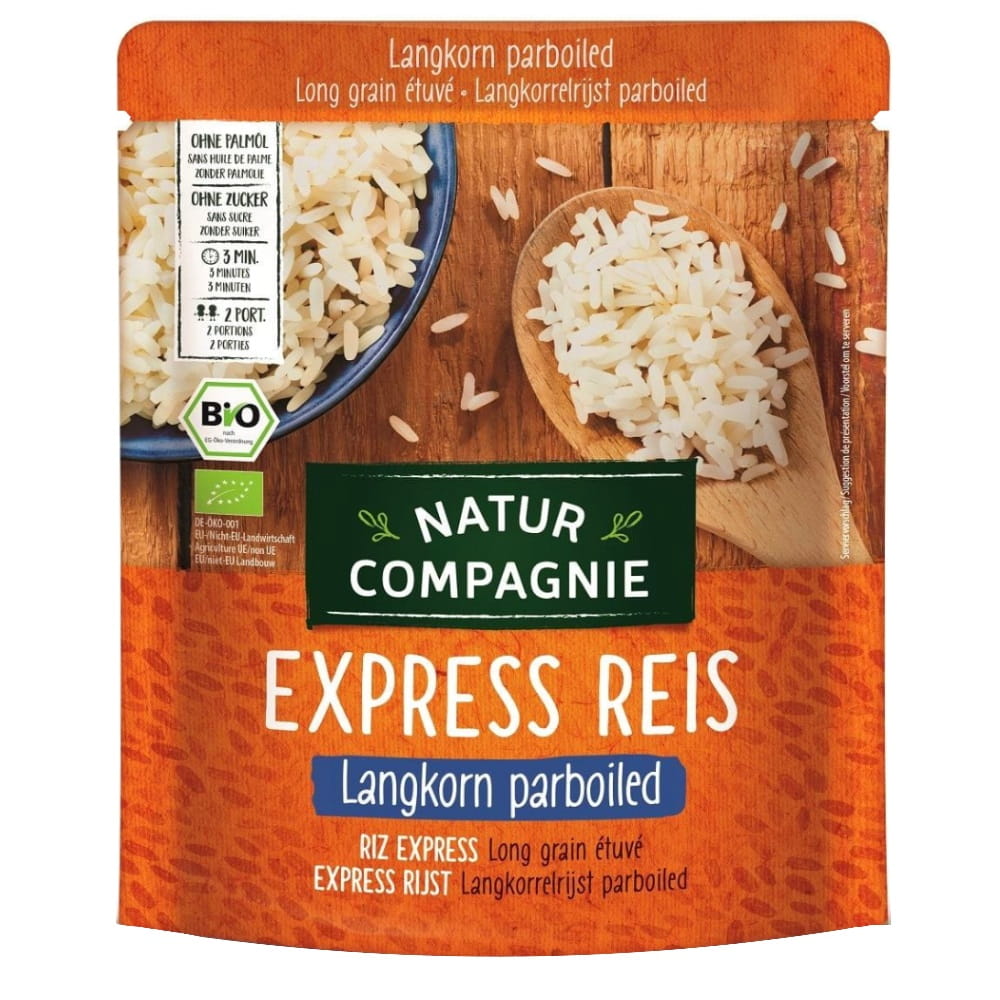 Parboiled Langkornreis BIO 250 g - NATUR COMPAGNIE