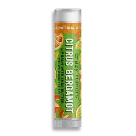 Natürliche Zitrus-Bergamotte CRAZY RUMORS Lippenbalsam