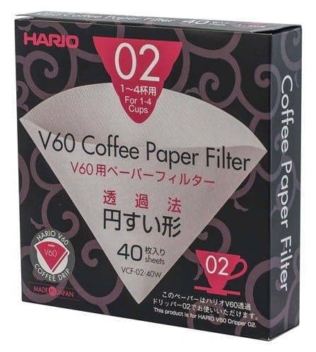 Papierfilter für Dripper v60 - 02 (40 Stück) - HARIO