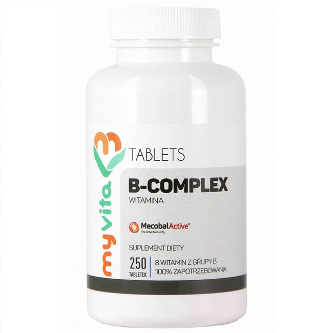 Vitamin B-KOMPLEX B1 B2 B6 B12 Biotin 250 Tabletten MYVITA Hover Image