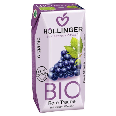 BIO Rotweintraubengetränk 200 ml - HOLLINGER