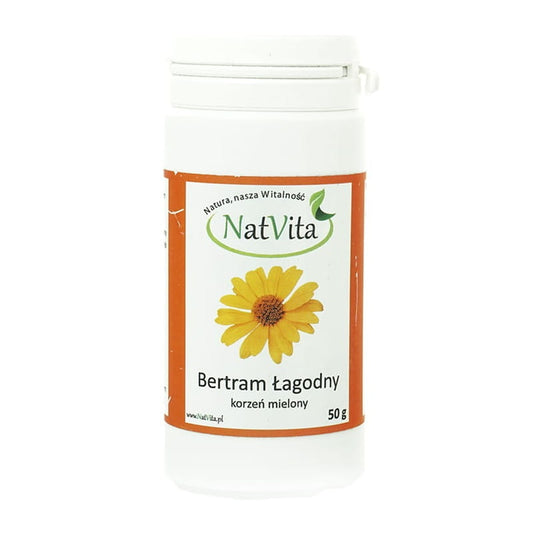 Bertram mild gemahlenes Kraut der Heiligen Hildegard Kraut 50g NATVITA
