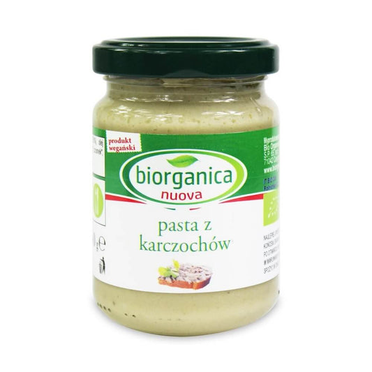 Bio Artischockenpaste von BIO ORGANICA ITALIA in 140 g Glas, cremige grüne Artischockencreme für verschiedene Gerichte