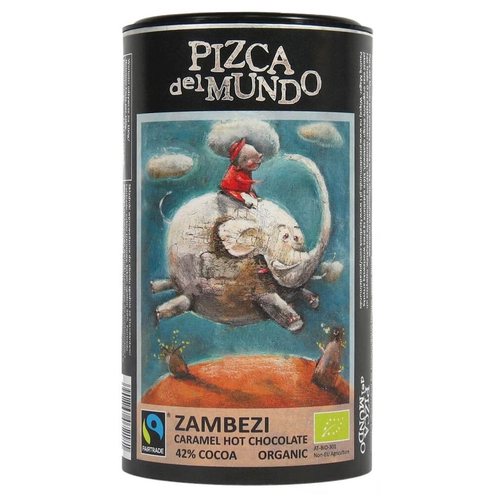 Heiße Schokolade Zambezi Karamell fair gehandelt BIO 250 g - PIZCA DEL MUNDO