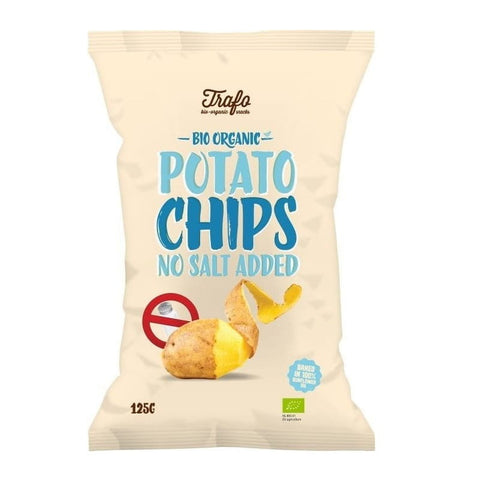 Natürliche Kartoffelchips ohne Salz BIO 125 g - TRAFO