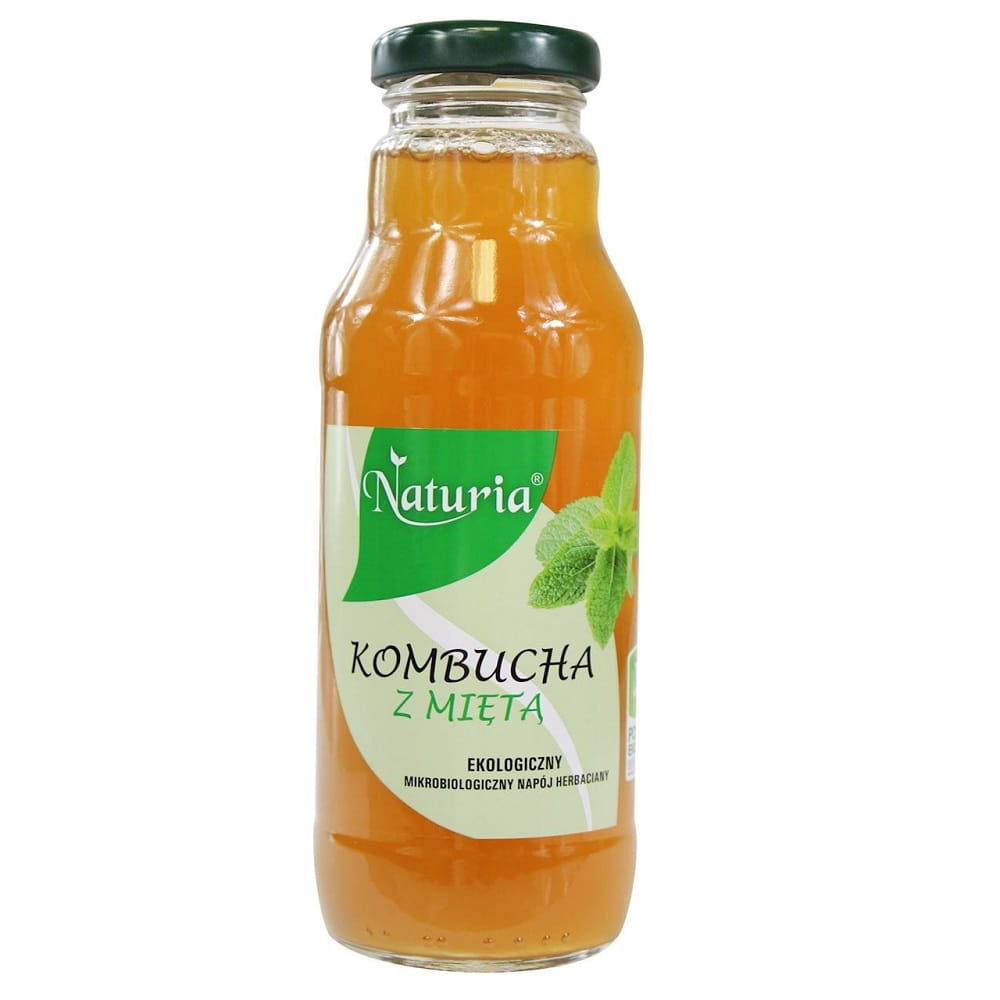 Kombucha mit Minze BIO 300 ml - NATURIA Fő kép