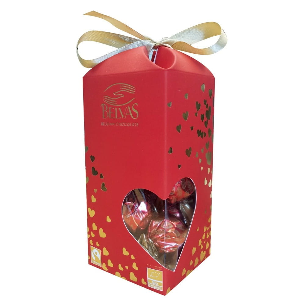 Pralinen Valentinstag Pralinen BIO 150 g - BELVAS