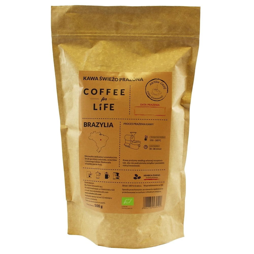 100% Arabica-Kaffeebohnen BIO 500 g - ALE EKO CAFE
