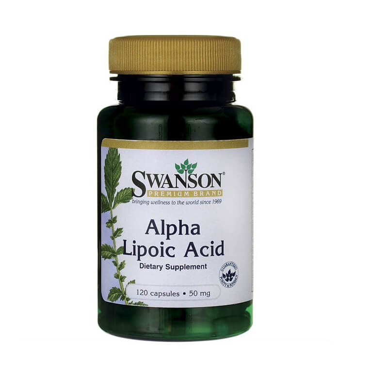ALA Alpha-Liponsäure Alpha-Liponsäure 50 mg 120 Kapseln SWANSON