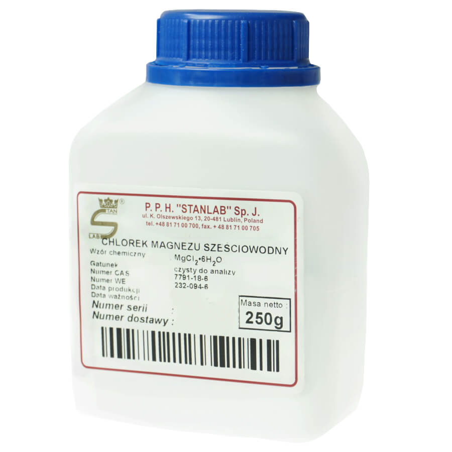 Magnesiumchlorid Hexahydrat rein 250g STANLAB Hlavní obrázek produktu