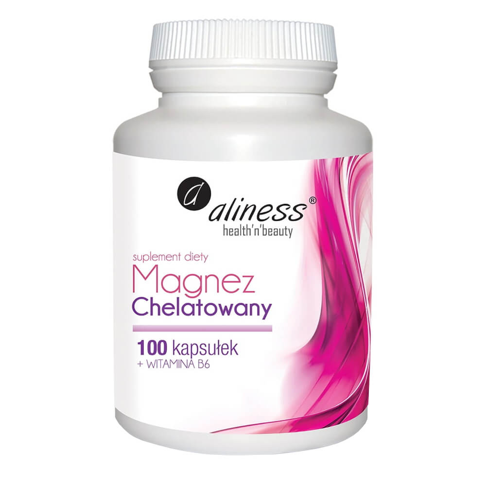 Chelatisiertes Magnesium + Vitamin B6 100 Kapseln ALINESS