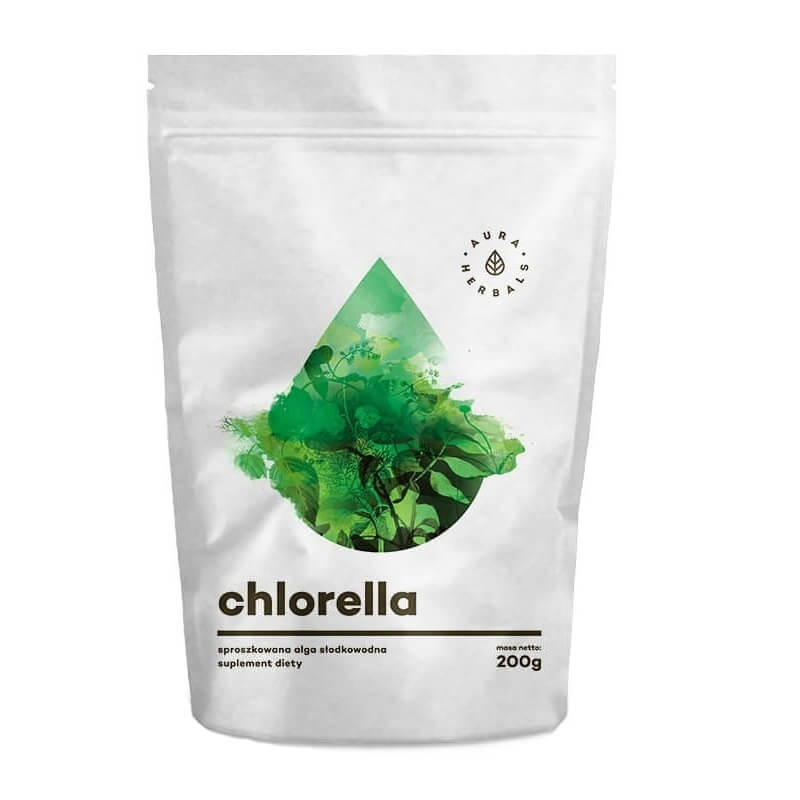 Chlorellapulver Süßwasseralgenpulver 200g AURA HERBALS