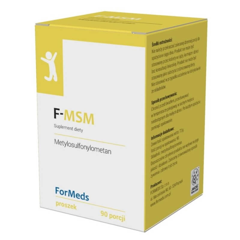 F - MSM Methylsulfonylmethan 800 mg 90 Portionen 72 g FORMEDS