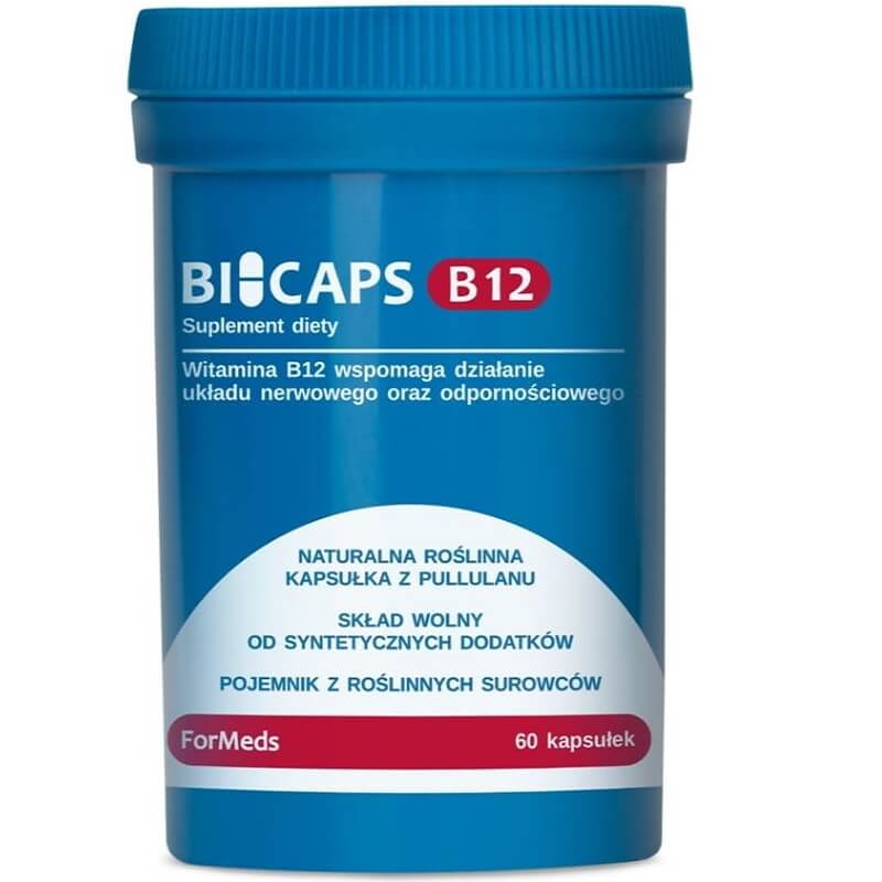 Bicaps Vitamin B12 500 g mit Inulin 290 mg 60 Portionen 60 FORMEDS Kapseln
