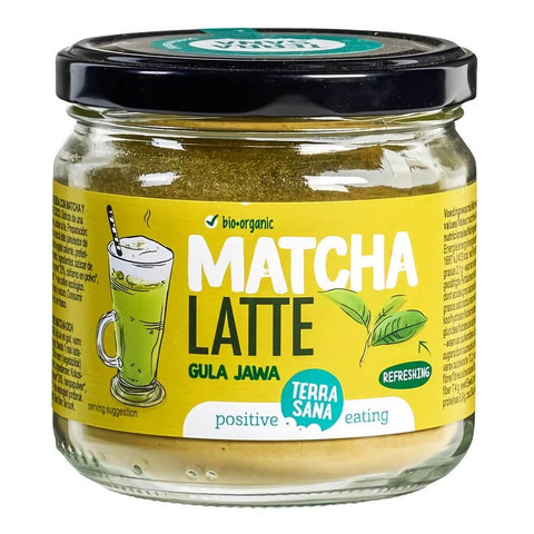 Getränkepulver mit grünem Tee Matcha Latte BIO 200 g - TERRASANA