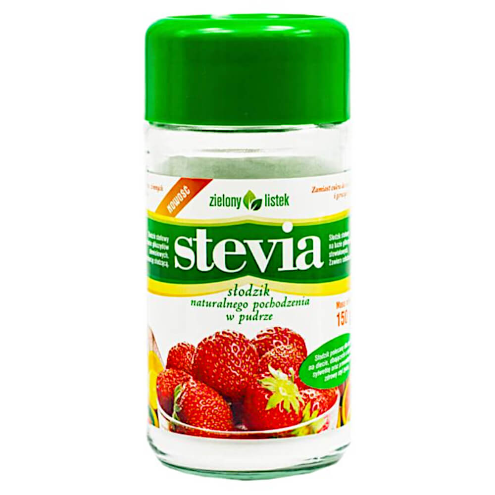 Süßungsmittel in Pulverform 150 g Stevia GREEN LEAF