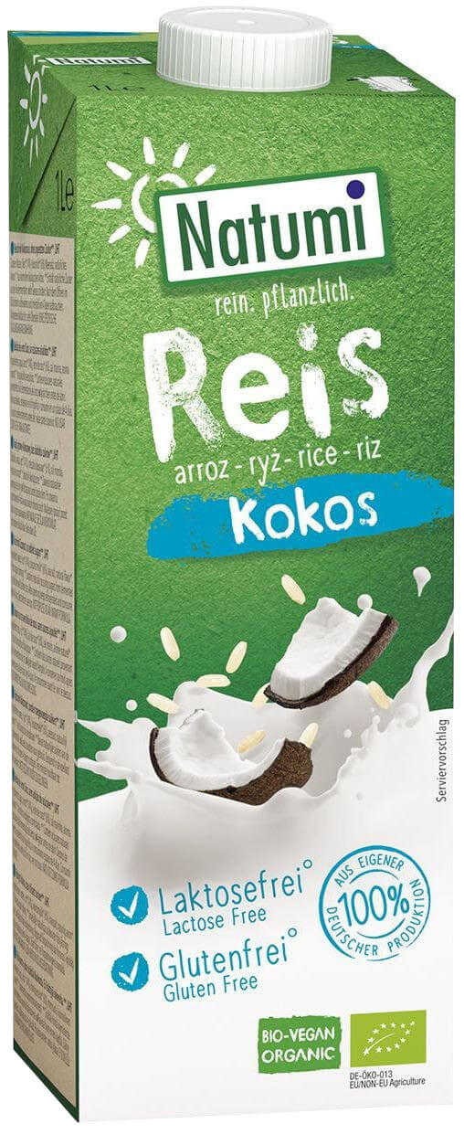 BIO Reis- und Kokosgetränk 1000ml NATUMI Image principale du produit