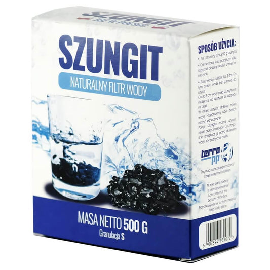Naturwasserfilter Schungit Körnung S 500g TERRA PP