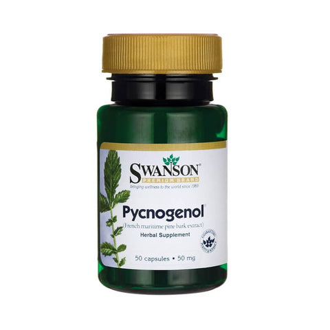 Pycnogenol-Extrakt aus französischer Küstenkiefernrinde 50 mg 50 Kapseln SWANSON