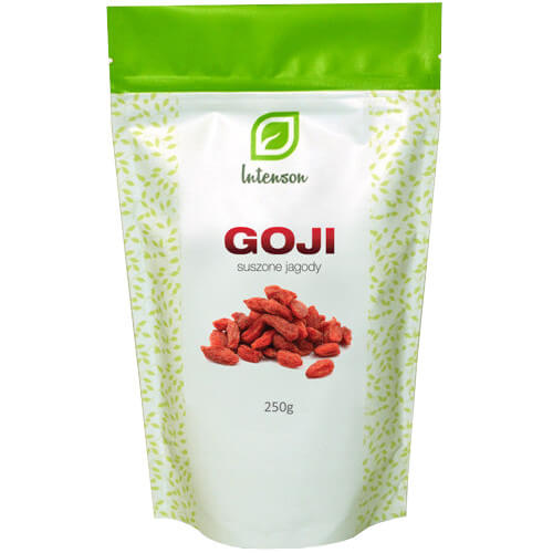 Getrocknete Goji-Beeren in 250g Packung von INTENSON EUROPE, frische und getrocknete Beeren für gesunde Snacks