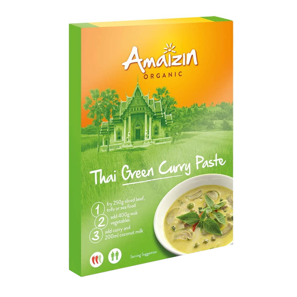 Grüne BIO Curry Thai Paste 80 g - AMAIZIN