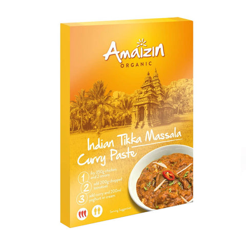 Indische Currypaste Tikka Massala BIO 80 g - AMAIZIN