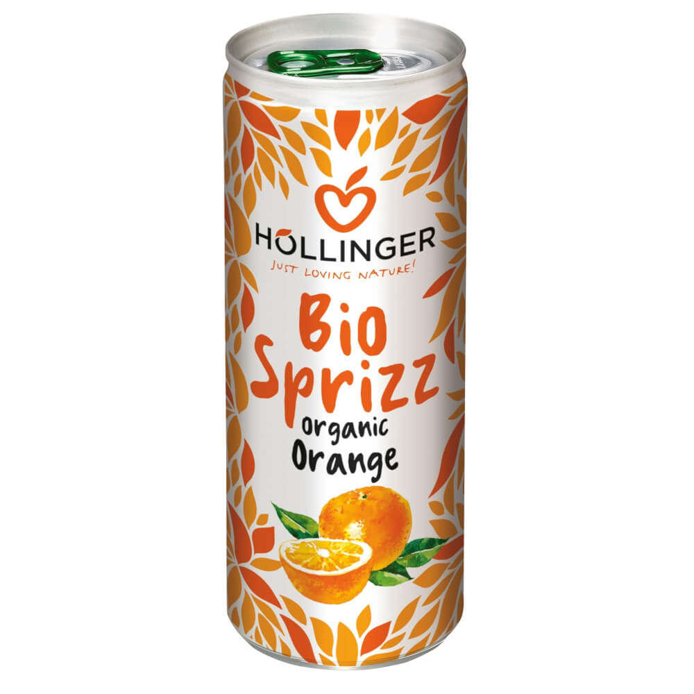 Orangengetränk BIO 250 ml (Dose) - HOLLINGER