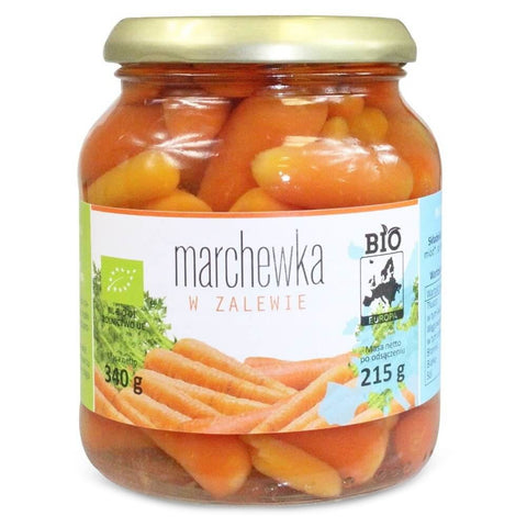 Marinierte Karotten im Glas BIO 340 g (215 g) - BIO EUROPA