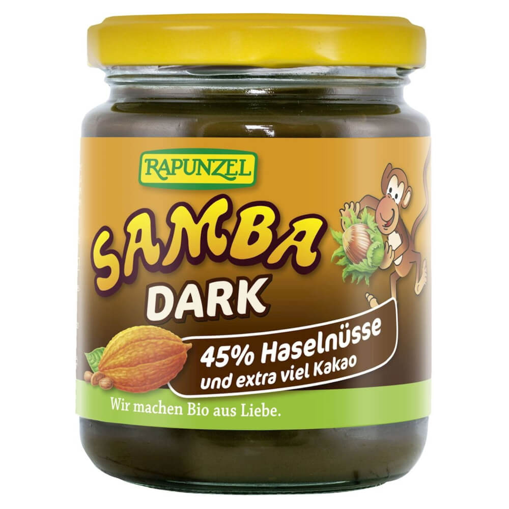 Schokoladen- und Nusscreme Samba BIO 250 g - RAPUNZEL