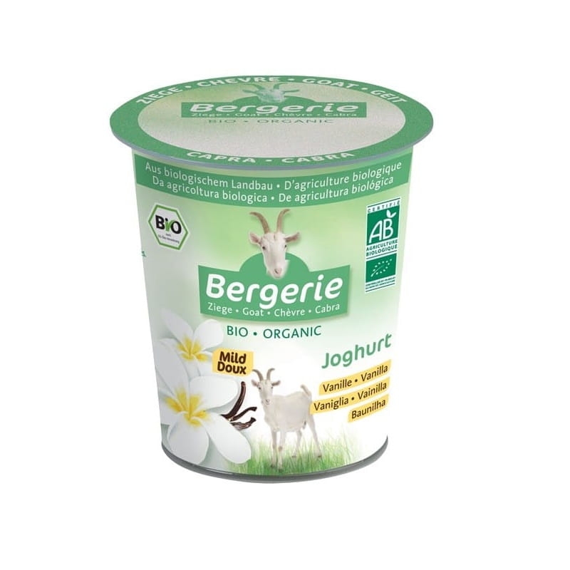 Ziegenjoghurt Vanillegeschmack BIO 125 g - BERGERIE Imagem principal do produto