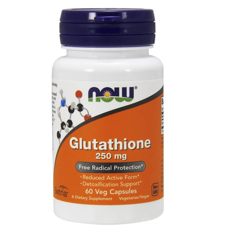Glutathion reduzierte Form von Glutathion 250 mg 60 Kapseln NOW FOODS
